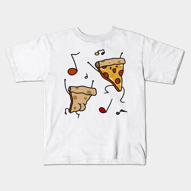 Dancing Pizza Butt Kids T-Shirt by saradaboru